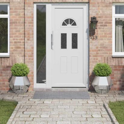 Jardinieră 2 pcs Argintiu 50 x 50 x 40 cm Oțel Galvanizat GartenMobel Dekor