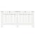 Capac pentru radiator Alb lucios 172 x 19 x 81,5 cm GartenMobel Dekor