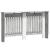 Capac pentru radiator Gri din beton 152 x 19 x 81,5 cm GartenMobel Dekor