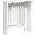 Capac pentru radiator Alb lucios 78 x 19 x 81,5 cm GartenMobel Dekor