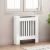 Capac pentru radiator Alb lucios 78 x 19 x 81,5 cm GartenMobel Dekor