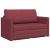 Pat canapea 110cm Roșu Vin țesătură GartenMobel Dekor