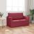 Pat canapea 110cm Roșu Vin Piele artificiala GartenMobel Dekor