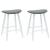 Scaune de dining 2 pcs Alb 46 x 37 x 63 cm GartenMobel Dekor
