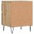 Noptiere, 2 buc., stejar artizanal, 40x35x50 cm, lemn prelucrat GartenMobel Dekor