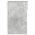 Noptiera cu sertar gri beton 20x36x60 cm GartenMobel Dekor