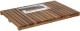 Gratar dus 5Five Acacia din lemn de salcam, antiderapant, 53x36x3 cm, natur Household NewTrend
