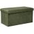 Taburet pliabil Atmosphera Lilou cu spatiu depozitare 80L, 76x38x38 cm, verde khaki Household NewTrend