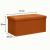 Taburet pliabil Atmosphera Lilou cu spatiu depozitare 80L, 76x38x38 cm, ambre Household NewTrend