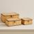 Set 3 cutii dreptunghiulare 5Five din bambus, marimi S-M-L, 32x25x16 cm, natur Household NewTrend