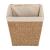 Cos rufe 5Five din trestie impletita, cadru metalic, 40 litri, 37x22x55 cm, maro Household NewTrend