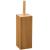 Perie toaleta 5Five Terre Inconnue cu suport cilindric, bambus si polipropilena, 10x10x38 cm, natur Household NewTrend