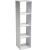 Biblioteca 5Five Mix n'Modul cu 4 compartimente, 35x32x134 cm, alb Household NewTrend