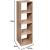 Biblioteca 5Five Mix n'Modul cu 4 compartimente, 35x32x134 cm, bej Household NewTrend