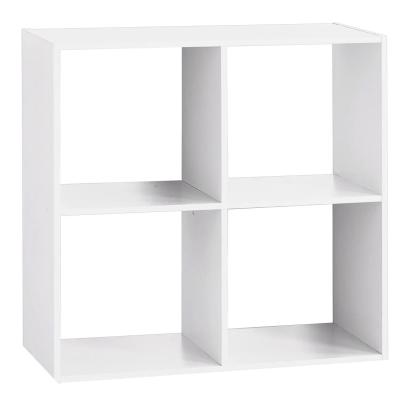 Biblioteca 5Five Mix n'Modul, 4 compartimente, PAL, 68x32x68 cm, alb Household NewTrend