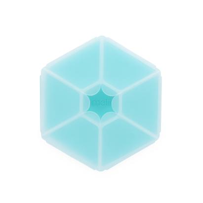 CUTIE SNACK HEXAGON SNACKLE 6 COMPARTMENTE, MELII, BLUE SuperHeroes ToysZone