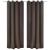 Draperii opace cu ocheți metalici, 2 buc, 135 x 175 cm, maro GartenMobel Dekor