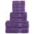 Set de prosoape premium SOLUND, 8 piese, violet, 600 g/m² GartenMobel Dekor