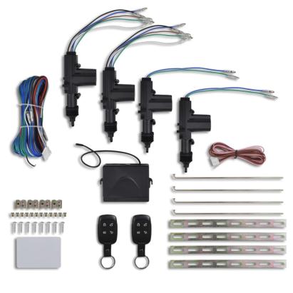 Set închidere ușă auto cu 2 telecomenzi&4 motoare 12V universal  GartenMobel Dekor