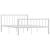 Cadru de pat, alb, 140 x 200 cm, metal GartenMobel Dekor