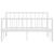 Cadru de pat, alb, 140 x 200 cm, metal GartenMobel Dekor