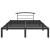 Cadru de pat, negru, 120 x 200 cm, metal GartenMobel Dekor