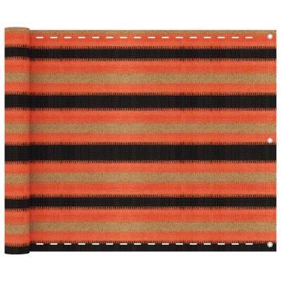 Paravan de balcon, multicolor, 75x500 cm, HDPE GartenMobel Dekor