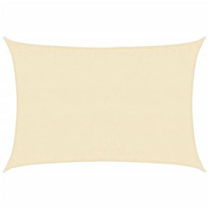 Pânză parasolar, crem, 3,5x5 m, HDPE, 160 g/m² GartenMobel Dekor