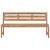 Bancă de grădină, 170 cm, lemn masiv de tec GartenMobel Dekor