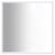 Oglindă, alb, 50x50 cm GartenMobel Dekor