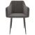 Scaune de bucătărie, 2 buc., gri închis, catifea GartenMobel Dekor
