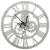 Ceas de perete, argintiu, 30 cm, acrilic GartenMobel Dekor