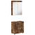Set de mobilier pentru baie TULUM Stejar fumuriu Lemn compozit GartenMobel Dekor