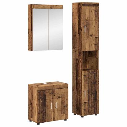 Set de mobilier pentru baie TULUM Lemn vechi Lemn compozit GartenMobel Dekor
