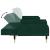 Canapea extensibilă cu perne, verde închis, catifea GartenMobel Dekor