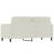 Canapea cu 2 locuri, crem, 140 cm, catifea GartenMobel Dekor