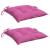 Perne de scaun, 2 buc., pink, 40x40x7 cm, material textil GartenMobel Dekor