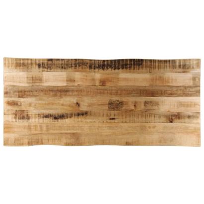 Blat de masă contur natural 140x60x3,8 cm lemn masiv mango brut GartenMobel Dekor