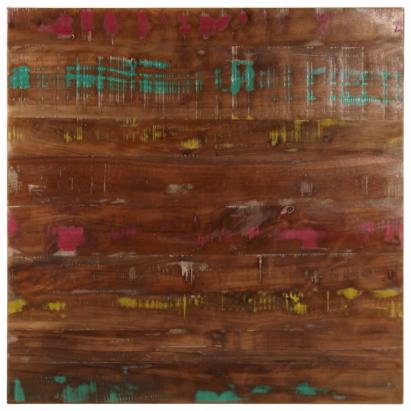 Blat de masă pătrată, 80x80x3,8 cm, lemn masiv reciclat GartenMobel Dekor