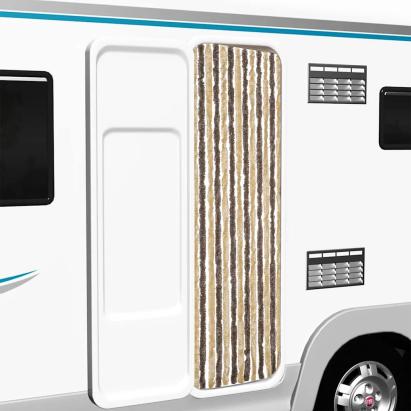 Perdea pentru insecte, maro închis și bej, 56x200 cm, chenille GartenMobel Dekor