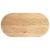 Blat de masă 100x50x2 cm lemn masiv de stejar oval GartenMobel Dekor