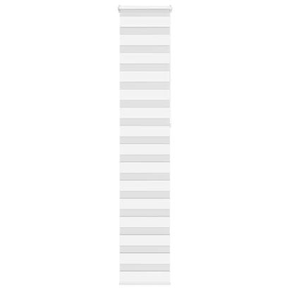 Jaluzea tip zebra alb lățime țesătură 45,9 cm poliester GartenMobel Dekor
