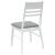 Scaune de dining 2 pcs Alb 43 x 54 x 89 cm GartenMobel Dekor