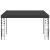 Pavilion de perete, antracit, 4 x 3 x 2,5 m GartenMobel Dekor