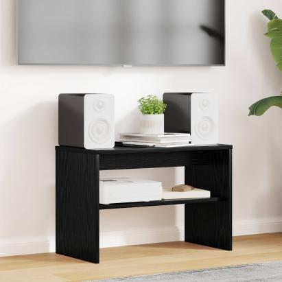 Cabinet TV Stejar Negru 60 x 30 x 40 cm Lemn compozit GartenMobel Dekor