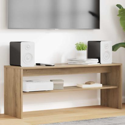 Cabinet TV Stejar Artizanal 100 x 30 x 40 cm Lemn compozit GartenMobel Dekor