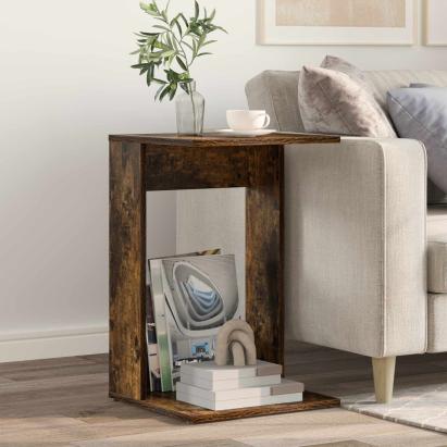 Masă laterală Stejar fumuriu 40 x 38 x 62,5 cm Lemn compozit GartenMobel Dekor