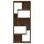 Bibliotecă, stejar maro, 67x24x161 cm, lemn compozit GartenMobel Dekor
