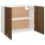 Dulap suspendat “Lyon”, stejar maro, 80x31x60 cm GartenMobel Dekor