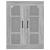 Dulap de perete suspendat, gri sonoma, 69,5x34x90 cm GartenMobel Dekor